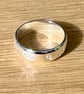 "Thresholds" - Sterling Silver Ring - 6.5g - Made To Any Size - 6mmx2mm D shape - Image 7