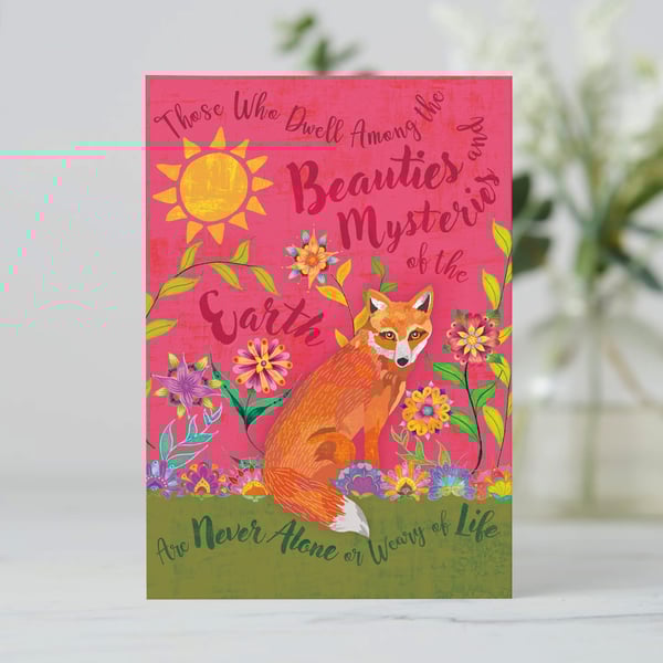 Fox Postcard