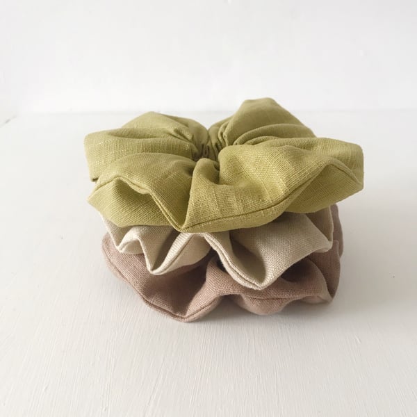 Beautiful Bundle Shades of Autumn (Set of Three Scrunchies)