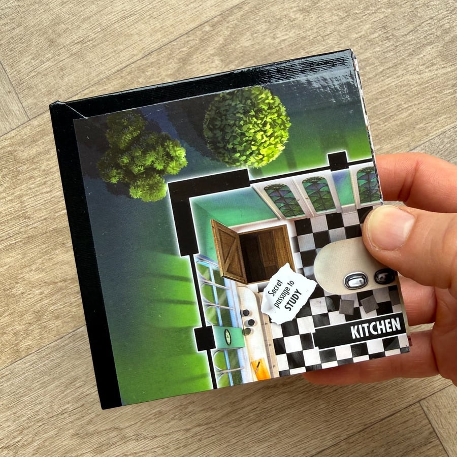 Cluedo Board Coasters - Kitchen, Dining Room - Upcycled from Real Board