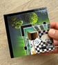Cluedo Board Coasters - Kitchen, Dining Room - Upcycled from Real Board