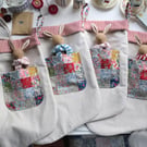 Heirloom Christmas Stocking - Liberty Patchwork