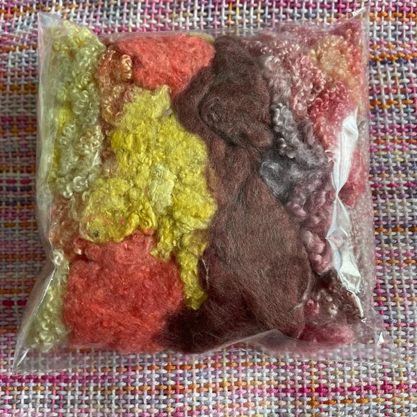 Hand Dyed Texture Pack for Felters & Spinners