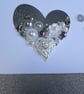 Embellished Heart Silver Wedding Anniversary Card - 25th Anniversary - Image 7
