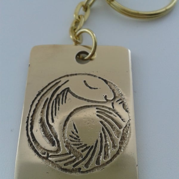 Snoozy Hare Keyring