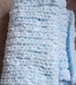 Cosy and Soft Hand Knitted Blanket, Comforter for Baby or Toddler 60x75cm - Image 2