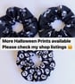 Halloween Goth Scrunchie, Spider Scrunchie, Web Scrunchie, Cobweb Scrunchie - Image 9