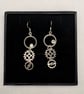 Stainless steel steampunk style earrings
