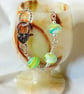 Murano Handmade Glass Bracelet in Yellow - Image 3