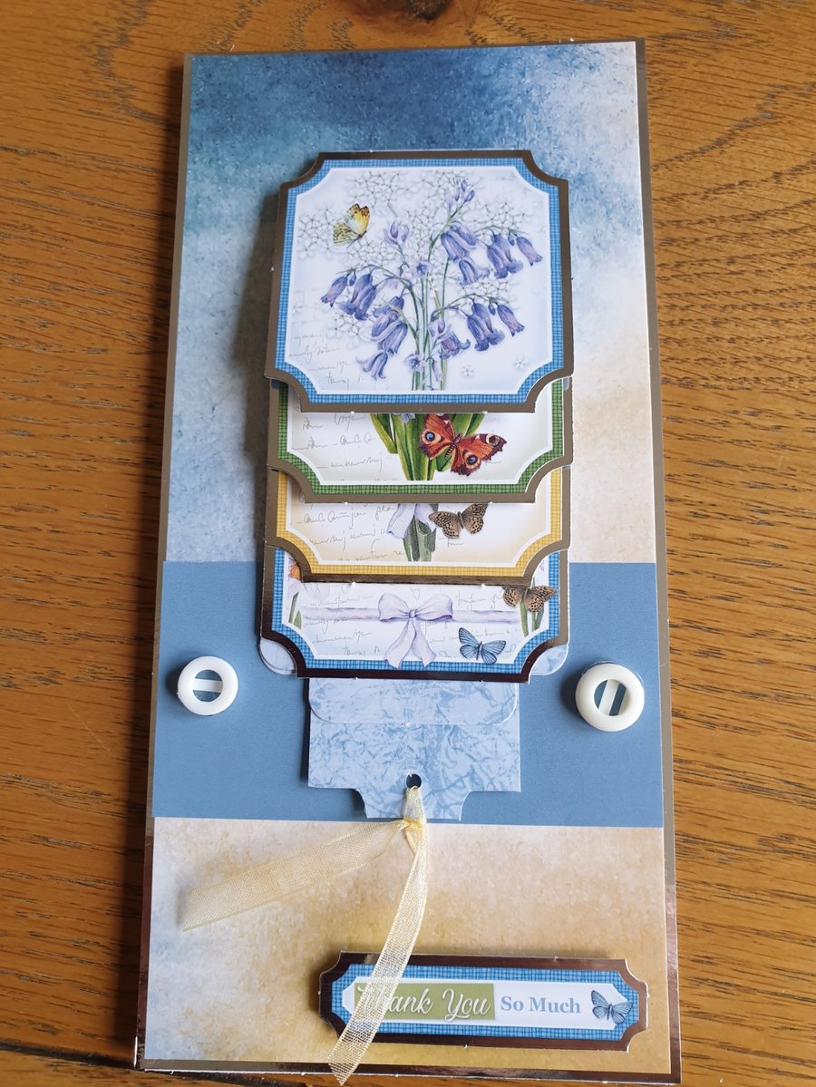 Waterfall thank you card