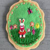 Girl Rabbit Decoration 