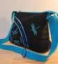 Handbag,Turquoise dragonflies on black - Image 5
