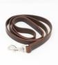 Brown leather dog lead - Image 1