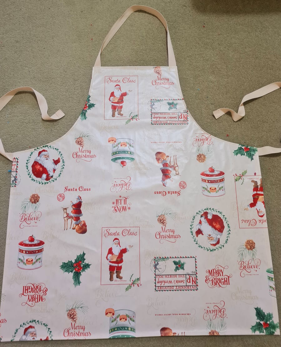 Christmas design Child and Adult Apron in PVC 
