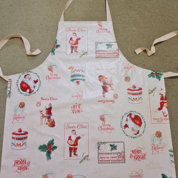 Christmas design Child and Adult Apron in PVC 