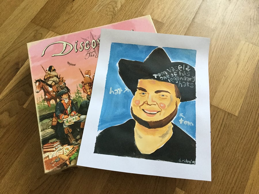 Tom Vasel & One Of His Legendary Hats