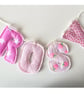Personalised Name Bunting Puffy letters Girls custom made - Image 3
