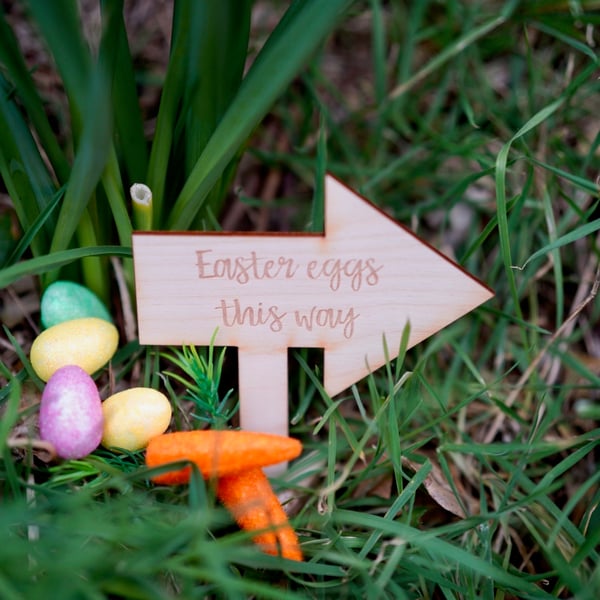 Easter egg hunt signs 