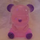 Pink Teddy bear ornament 
