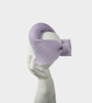 Lilac Fascinator Headband with Bow for Weddings, Ascot, Race Day, Occasions - Image 3