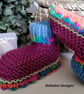 Baby Girl's Booties 0-3 months size  - Image 5
