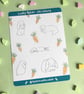 Lady Peter bunny rabbit  Illustrated sticker sheet - Image 4