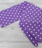 Head Scarf Purple Dotted - Image 3