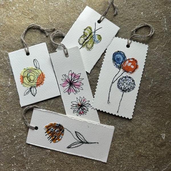 Handmade Gift Tags – Pack of 5 (Various Designs)