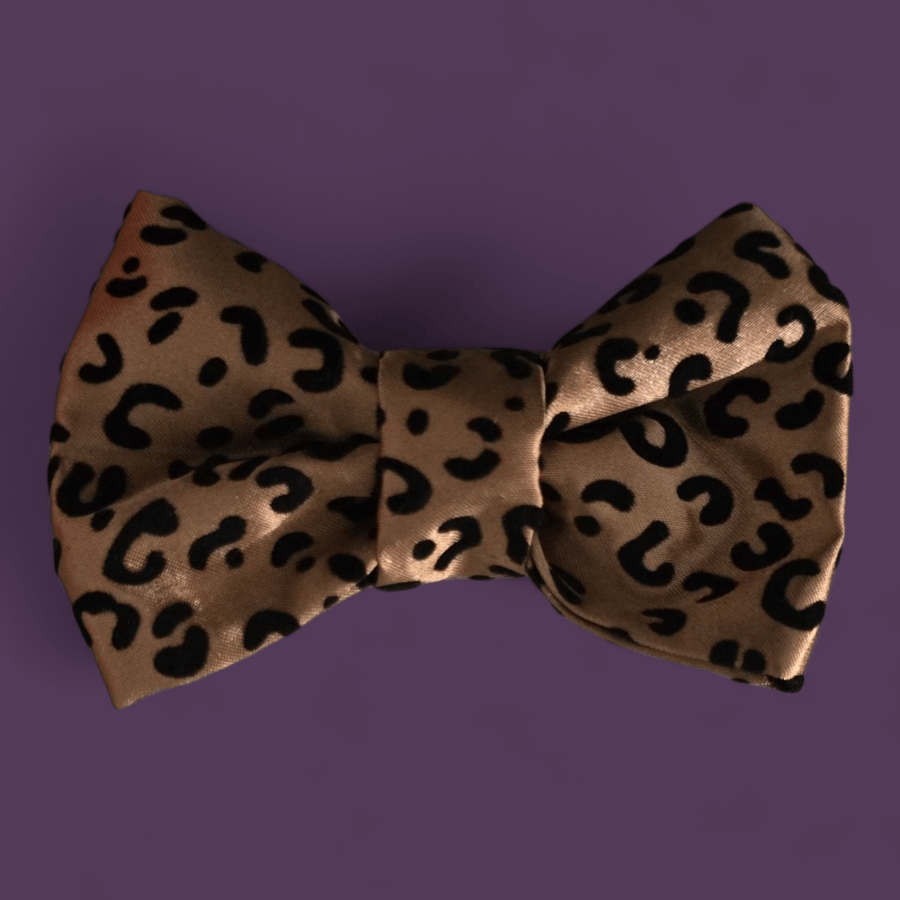 Image of Large dog dikie bow with animal print