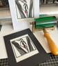 Lino Print - "Woodpecker" - Image 10