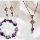 Purple Agate Set