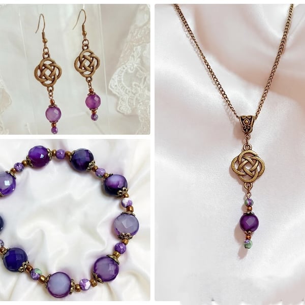 Purple Agate Set