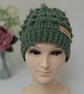 Handmade crochet bobble stitch hat - Image 1