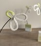 Wire and Crochet Double Snowdrop - Green base  - Image 3