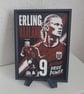Erling Haaland 3D HueForge Framed Print - 8 x 6 Inch - Stand Included