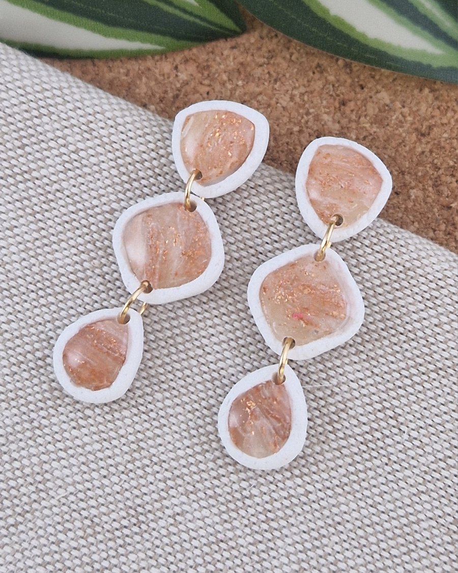 Polymer Clay Earrings: Pretty Pastels