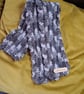 Handmade crochet chunky grey scarf - Image 1