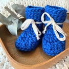 Wool Baby Booties Chunky Modern Style
