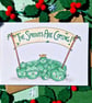 Funny Christmas card, Christmas sprouts are coming! Family Christmas card - Image 4
