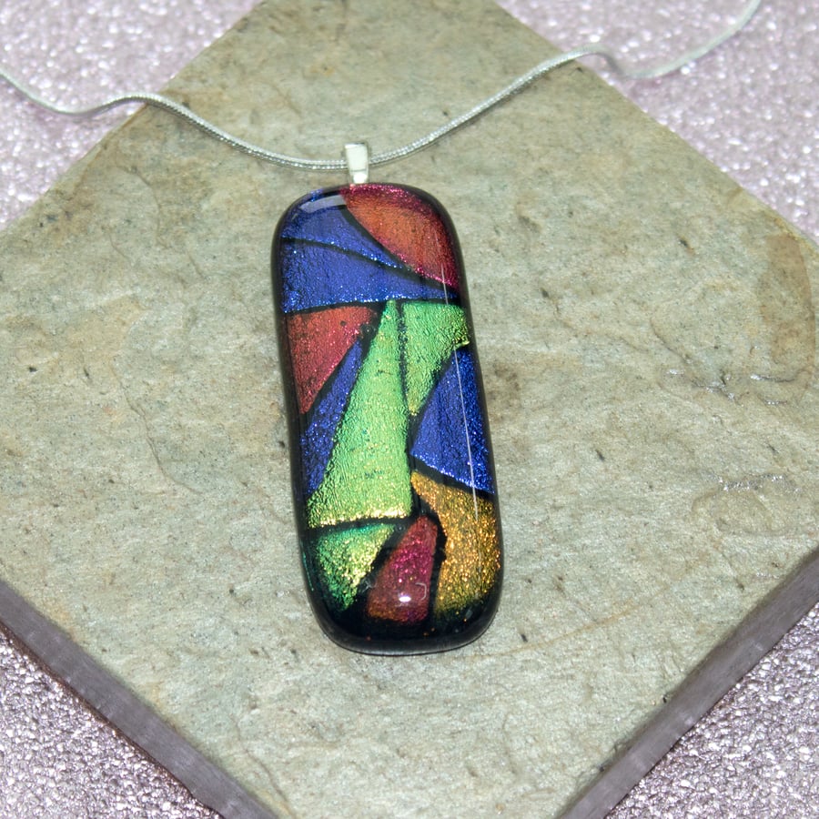 Dichroic Glass Pendant