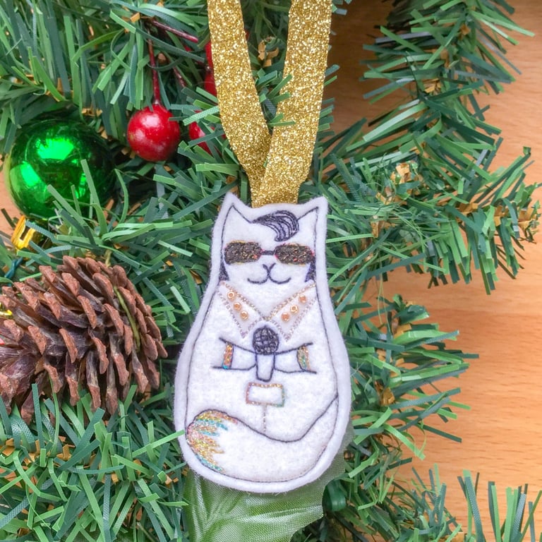 Hanging decoration Rock and roll  cat.