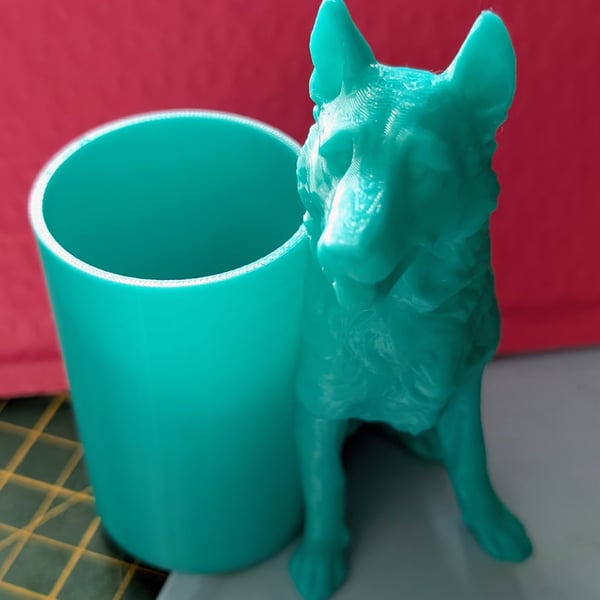 Pawfect grip German Shepherd Pen Holder