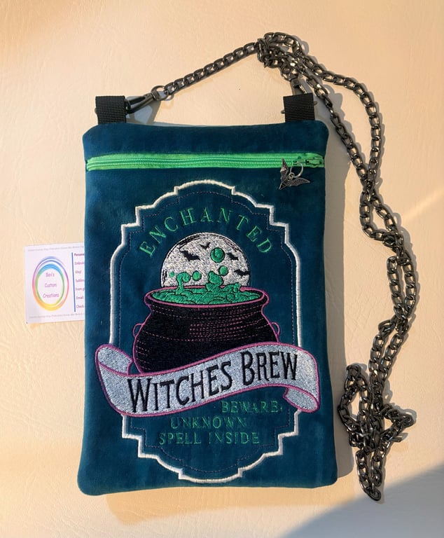 Embroidered Alchemist inspired Witches Brew