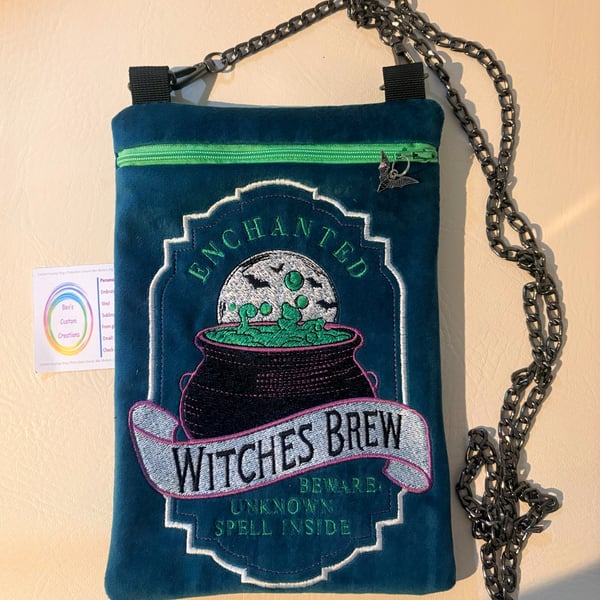 Embroidered Alchemist inspired Witches Brew
