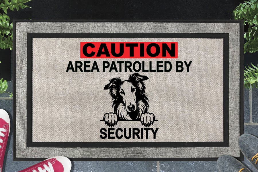 Borzoi Security Door Mat - All Weather Doormat 45x70cm 