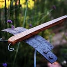 Whiskey Barrel Oak Garden Draggonfly