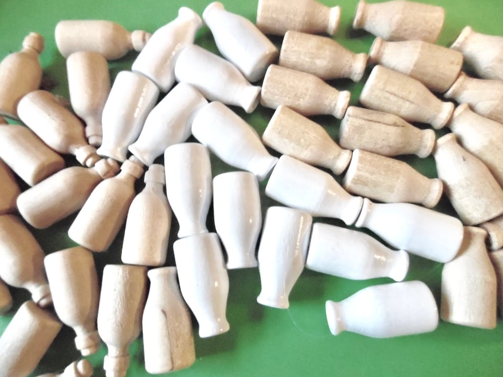 Miniature Bottles for Dolls' House and Farms