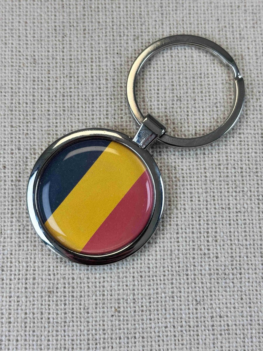 Belgium Flag Keyring