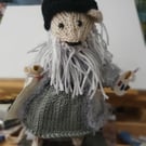 Leonardo a Hand Knitted Mouse