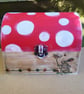 Wooden Mushroom Keepsake Box - Whimsical Forest Decor-wooden treasure box - Image 4